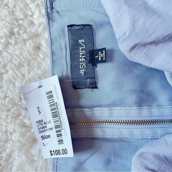 South Moon Under Ice Blue Dress L - Picture 8 of 8